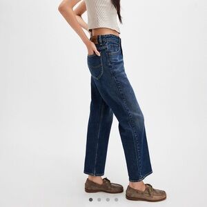 Vintage | Dark Wash 80s 90s High Rise Lee Rider Classic Jeans